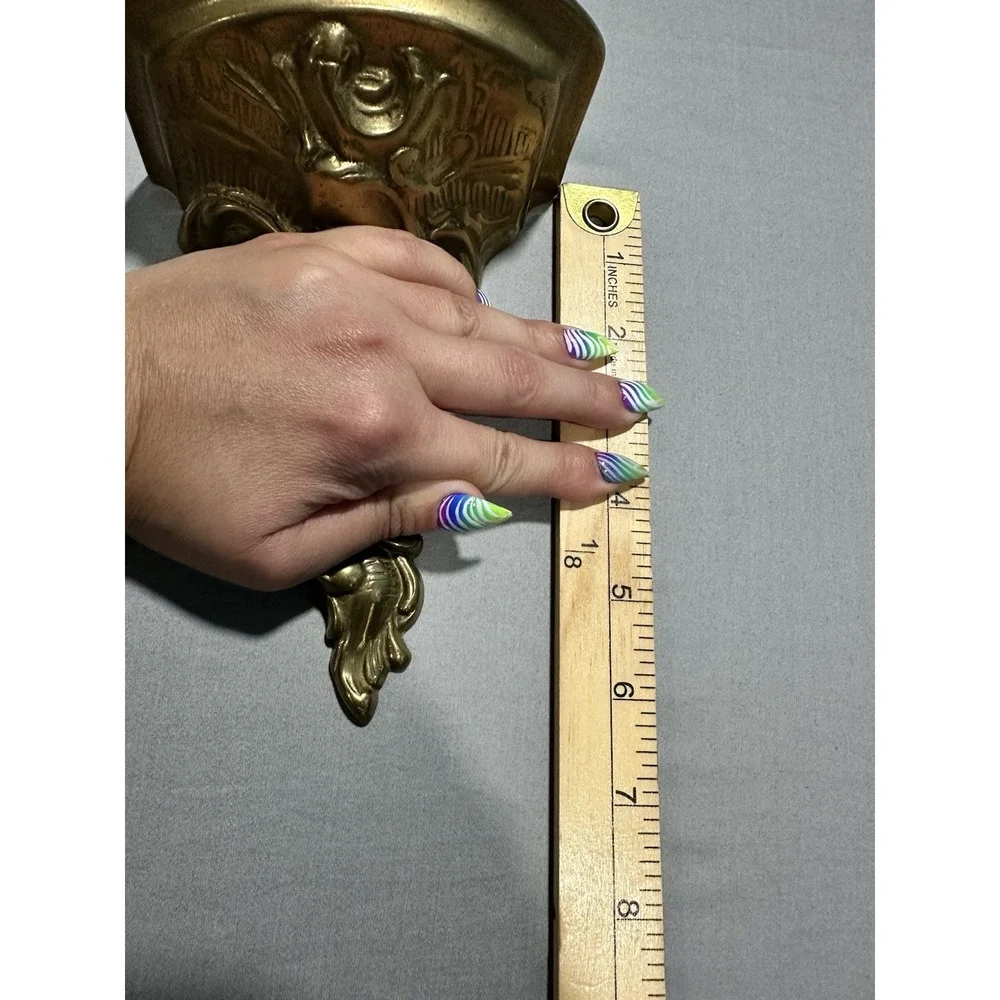 VTG Ornate Brass Rococco Style Wall Bracket/Shelf For Small Statues